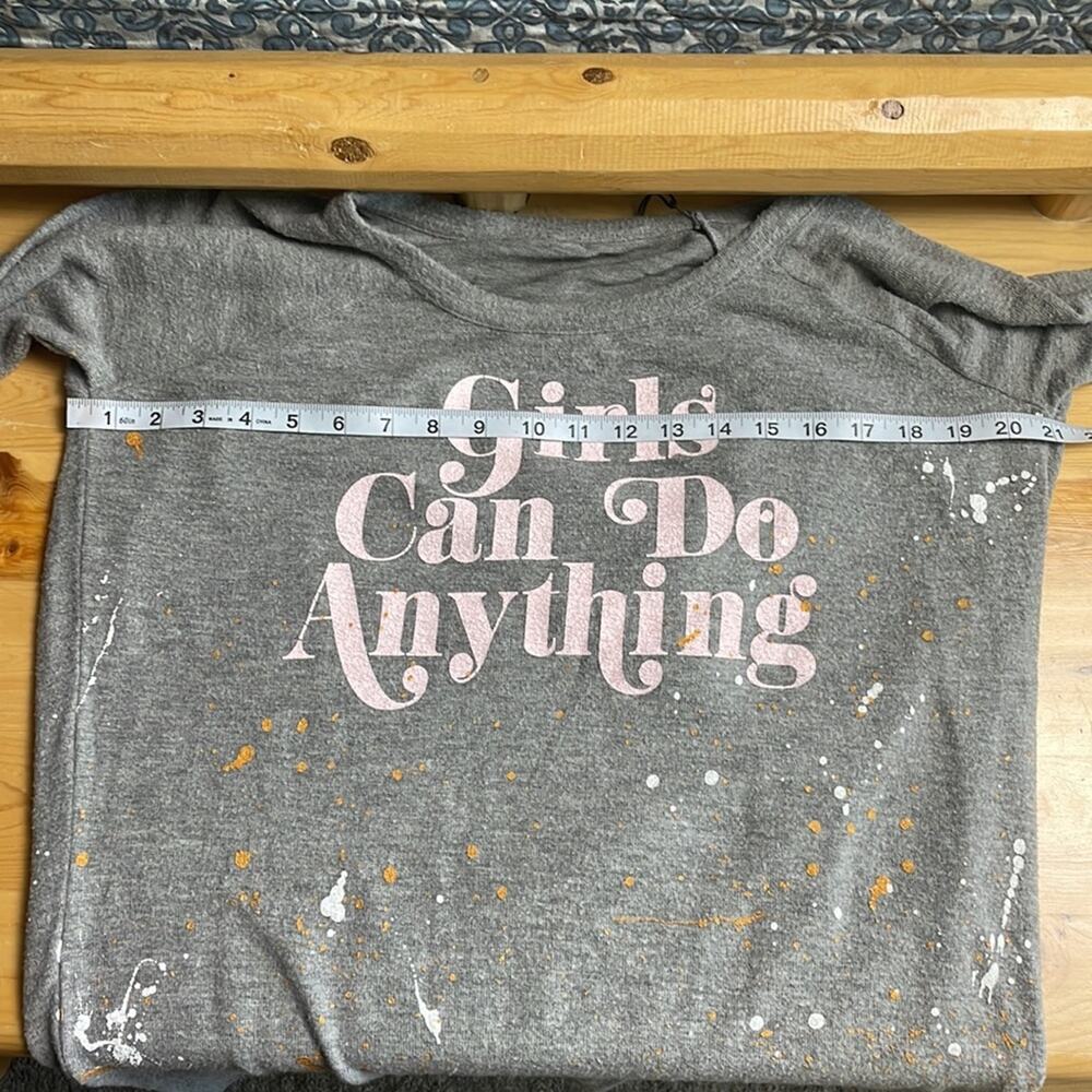 New! Chaser open slouch back dancer’s sweatshirt women’s M - Picture 10 of 12